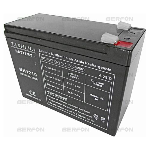 BATERIA TASHIMA SLA1210: 12V-10A (150x65x110mm)